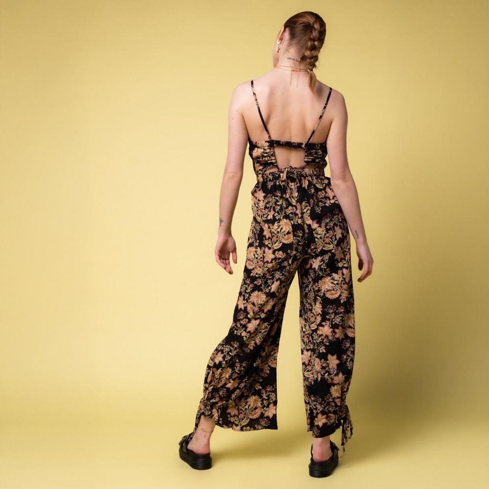 Free People Stand Out Floral Printed Jumpsuit - Picture 4 of 8